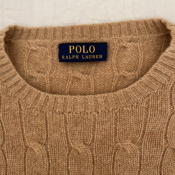 Ralph Lauren Mens 100% Cashmere Small Cable Knit Sweater - Picture 3 of 4